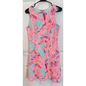 Lilly Pulitzer Cove Fit and Flare Dress in Poolside Love Birds